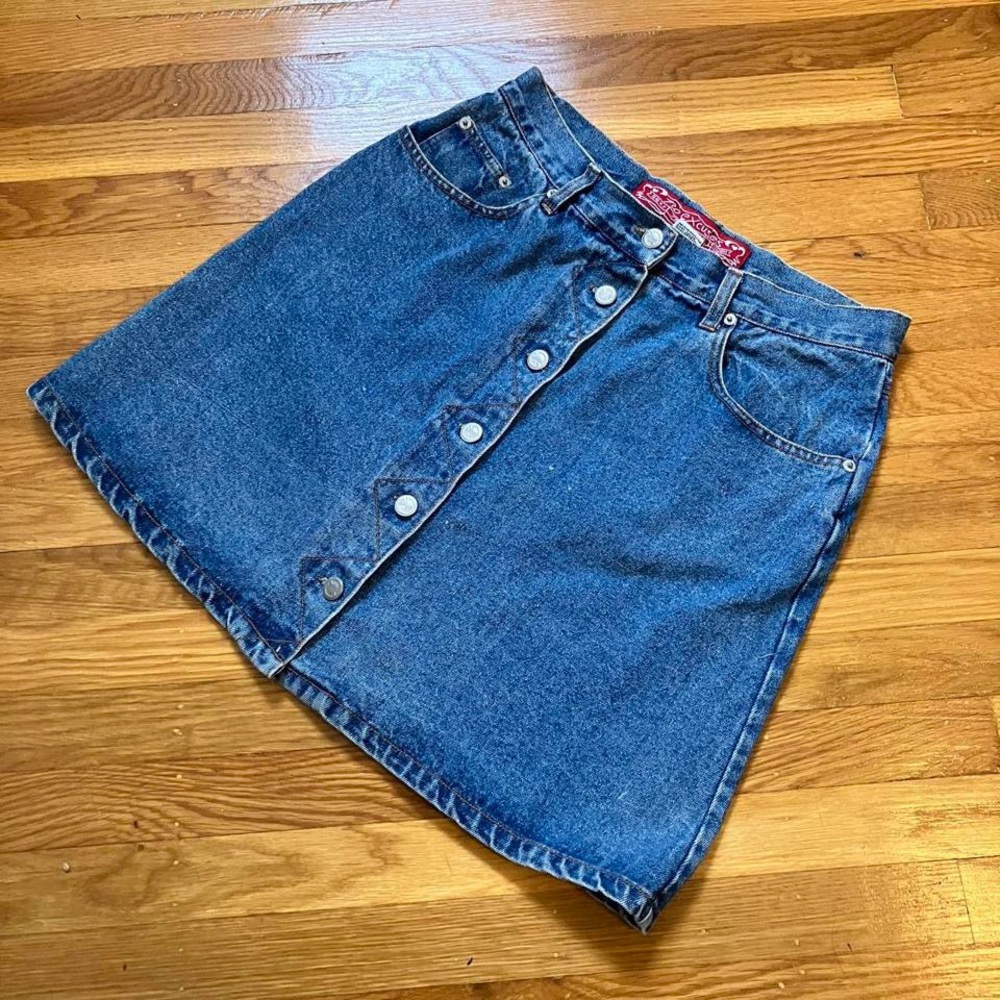 Vintage denim skirt